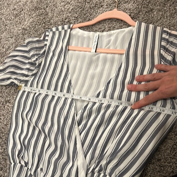 EUC Rachel Pally Stripe Wrap Dress Sz M - Picture 7 of 10